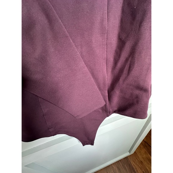 Express Square Neck Cutout Long Sleeve Bodysuit Women's Size‎ Small Plum NWT - Picture 4 of 8